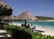 Caribbean beach scene, Parrot Tree Plantation